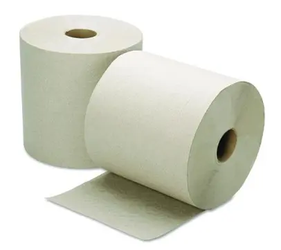 AbilityOne® 8540015915823, SKILCRAFT Continuous Roll Paper Towel, 1-Ply, 8" x 800 ft, Natural, 6 Rolls/Box