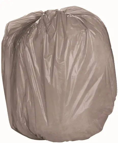 AbilityOne® 8105015171377, SKILCRAFT Trash Can Liner - Linear Low-Density, 33 gal, 0.7 mil, 33" x 39", Gray, Perforated Roll, 250/Carton