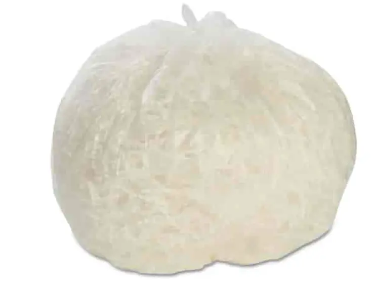 AbilityOne® 8105015171363, SKILCRAFT Trash Can Liner - High-Density, 10 gal, 8 mic, 24" x 24", Natural, 1,000/Carton