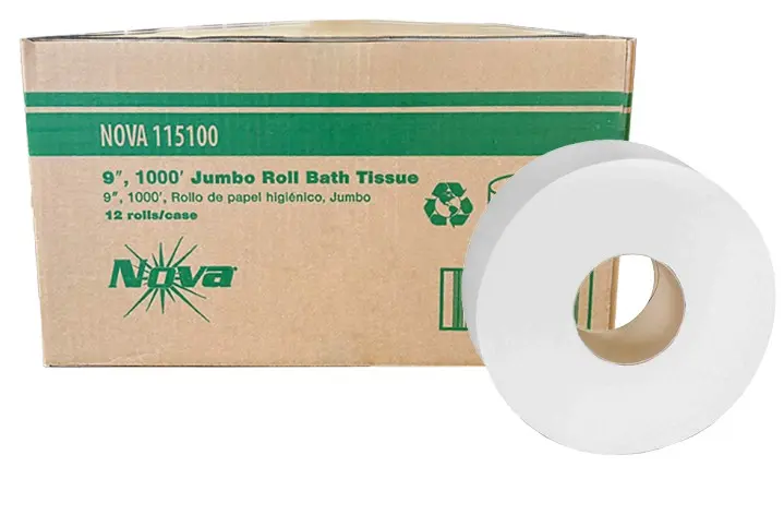 Toilet Tissue JRT 3.3inx1000ft 2Ply 12/cs