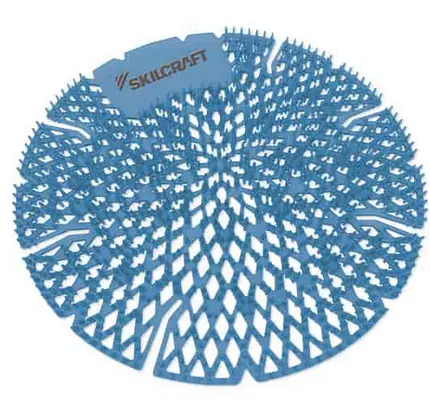AbilityOne® 6840016998444, SKILCRAFT Lasting Power Urinal Screen Deodorizer, Melon Mist, 10/Carton